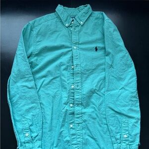 Ralph Lauren Aqua Casual Button-Down Shirt